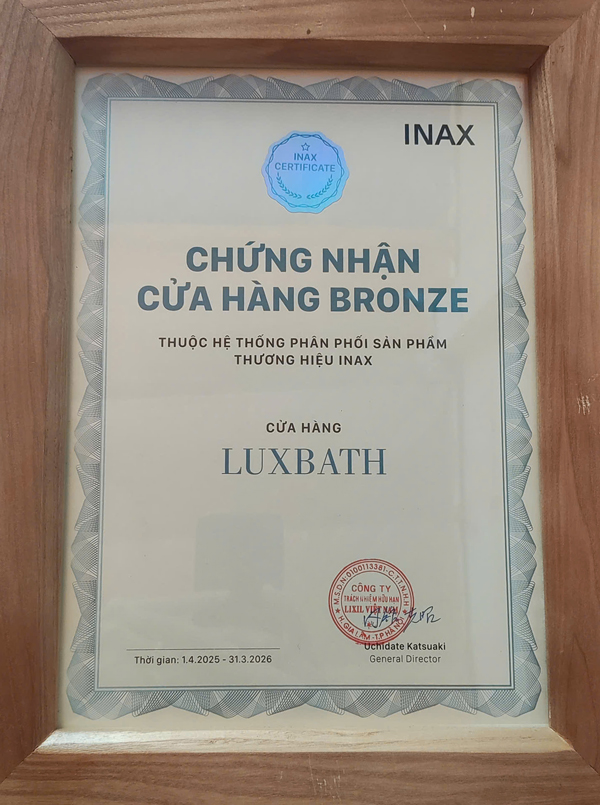 Chứng nhận đại lý chính hãng