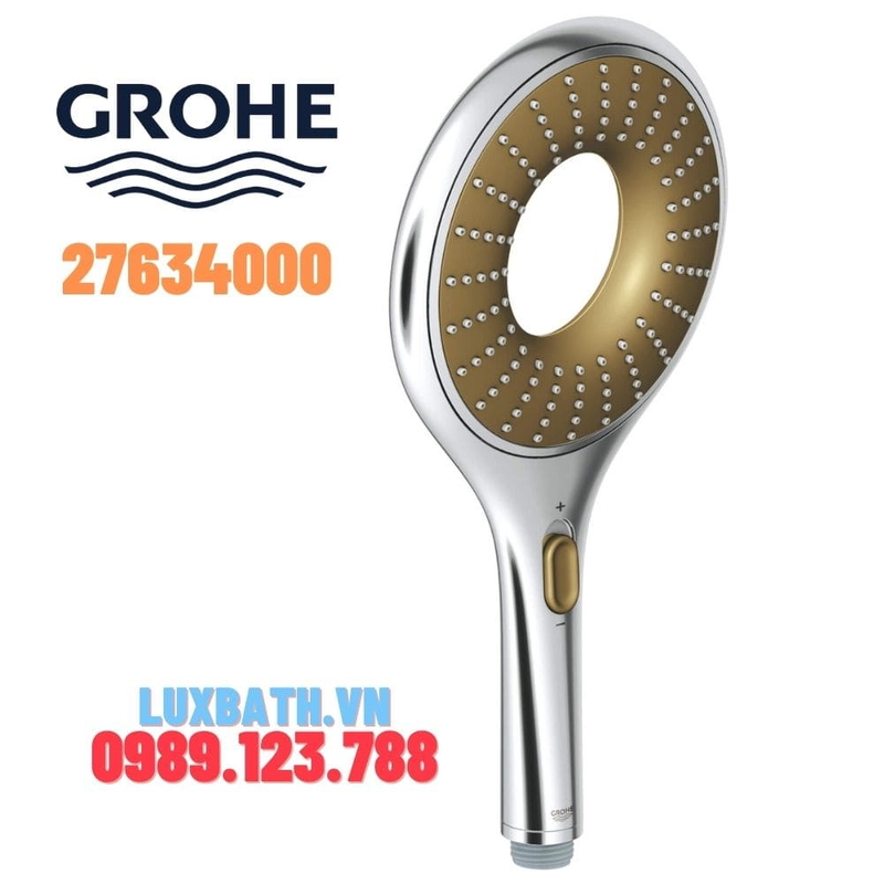 Vòi sen cầm tay Grohe 27634000 nóng lạnh