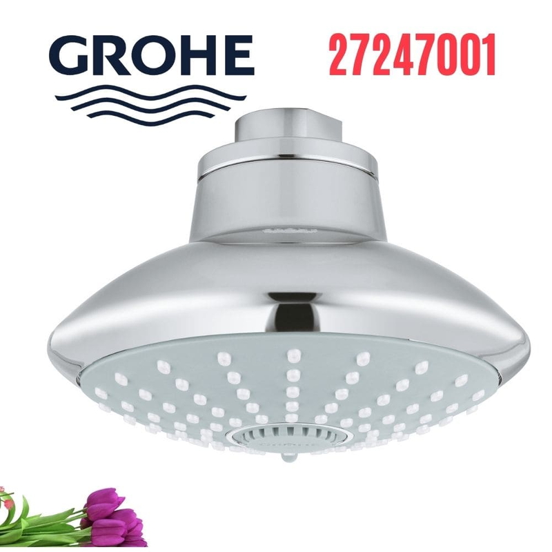 Bát sen nóng lạnh gắn trần Grohe 27247001