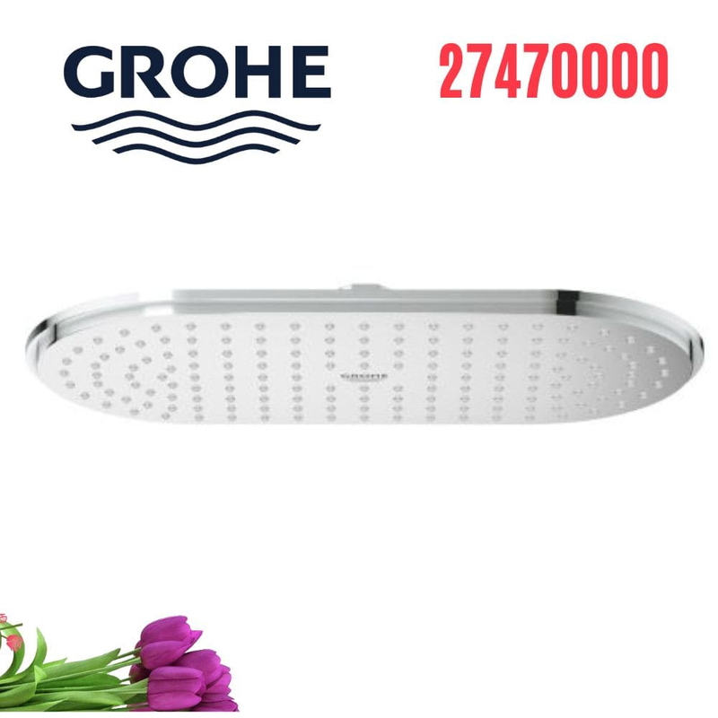 Bát sen nóng lạnh gắn trần Grohe 27470000