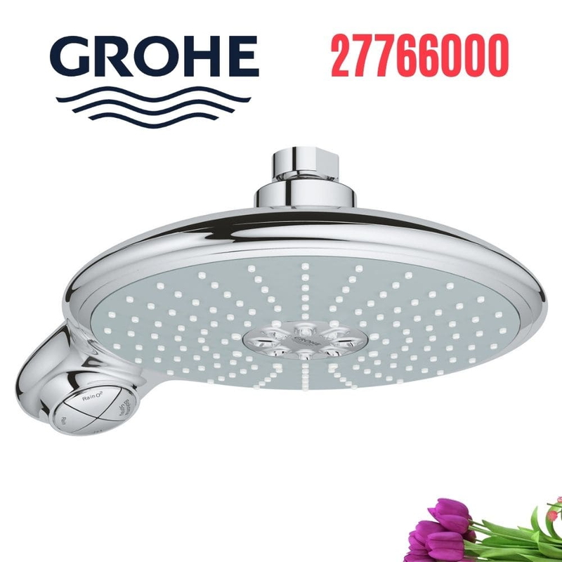 Bát sen nóng lạnh gắn trần Grohe 27766000