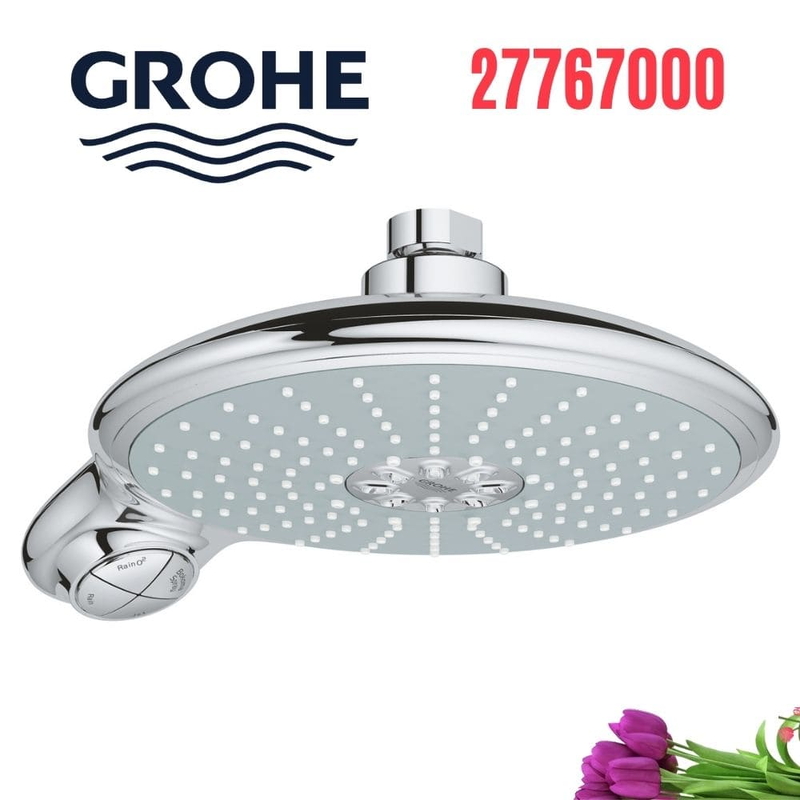 Bát sen nóng lạnh gắn trần Grohe 27767000