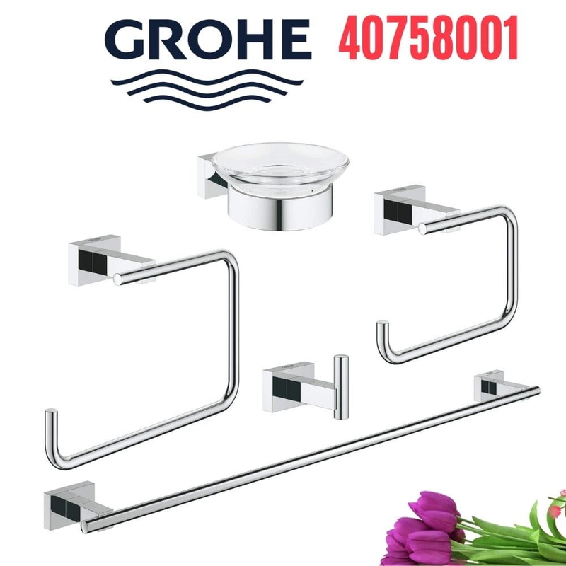 Bộ phụ kiện phòng tắm Grohe 40758001