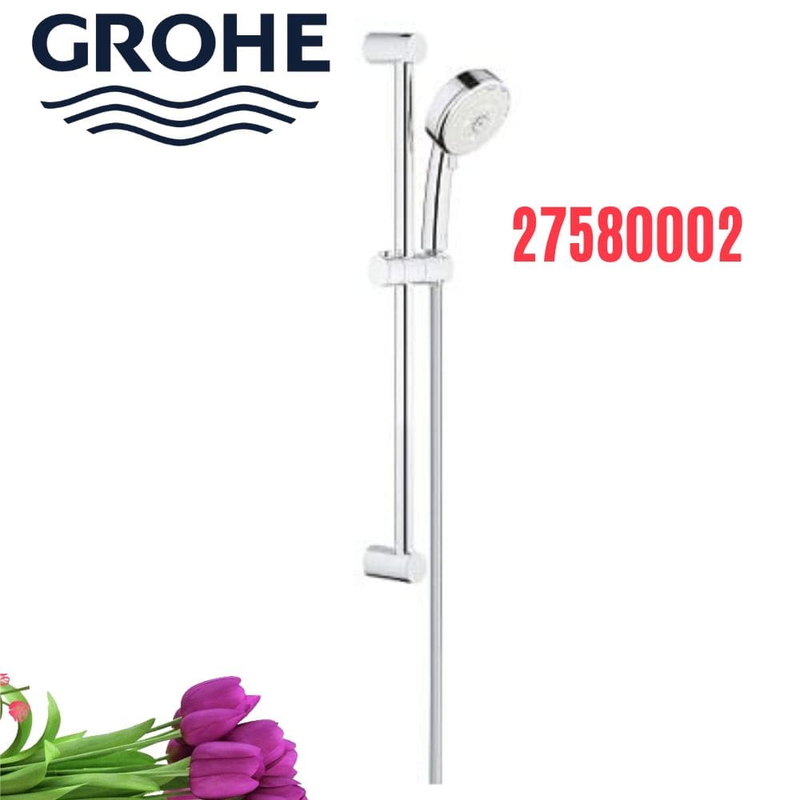 Bộ tay sen và thanh trượt sen tắm Grohe 27580002
