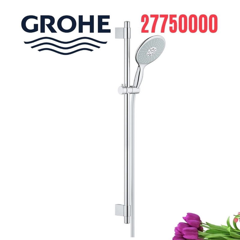Bộ tay sen và thanh trượt sen tắm Grohe 27750000 nóng lạnh