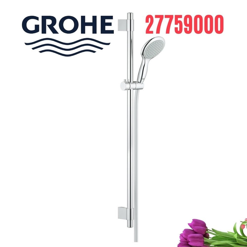 Bộ tay sen và thanh trượt sen tắm Grohe 27759000 nóng lạnh