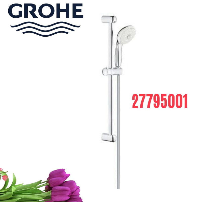Bộ tay sen và thanh trượt sen tắm Grohe 27795001