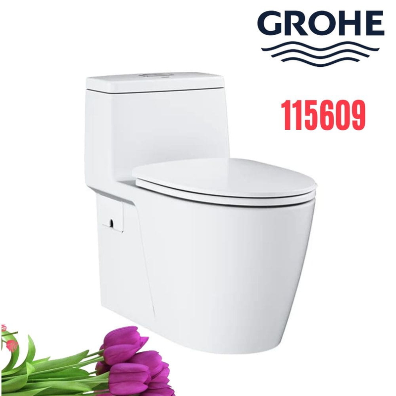 Bồn cầu một khối Grohe 115609 nắp đóng êm