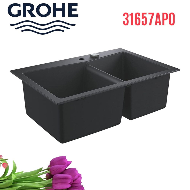 Chậu rửa bát Grohe 31657AP0 2 hố nhập khẩu Đức