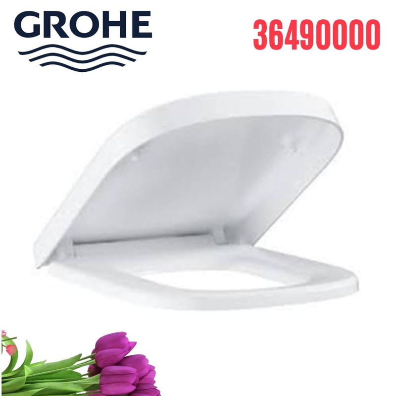 Nắp bồn cầu đóng êm Grohe 36490000