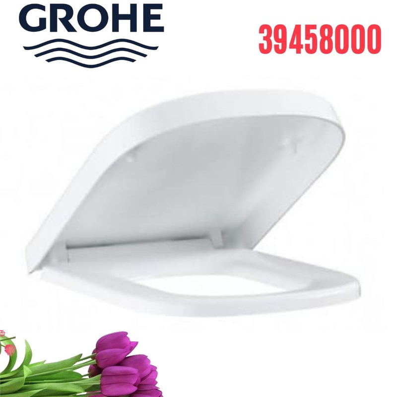 Nắp bồn cầu đóng êm Grohe 39458000