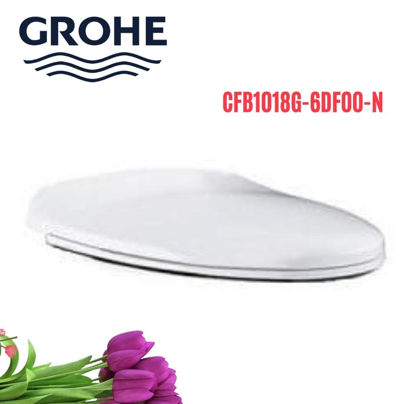 Nắp bồn cầu đóng êm Grohe CFB1018G-6DF00-N