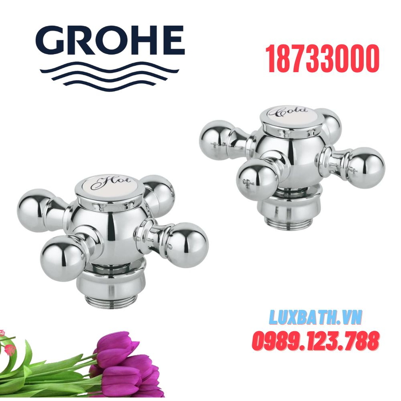 Tay Điều Chỉnh Nóng Lạnh Vòi 3 Lỗ Đức Grohe 18733000
