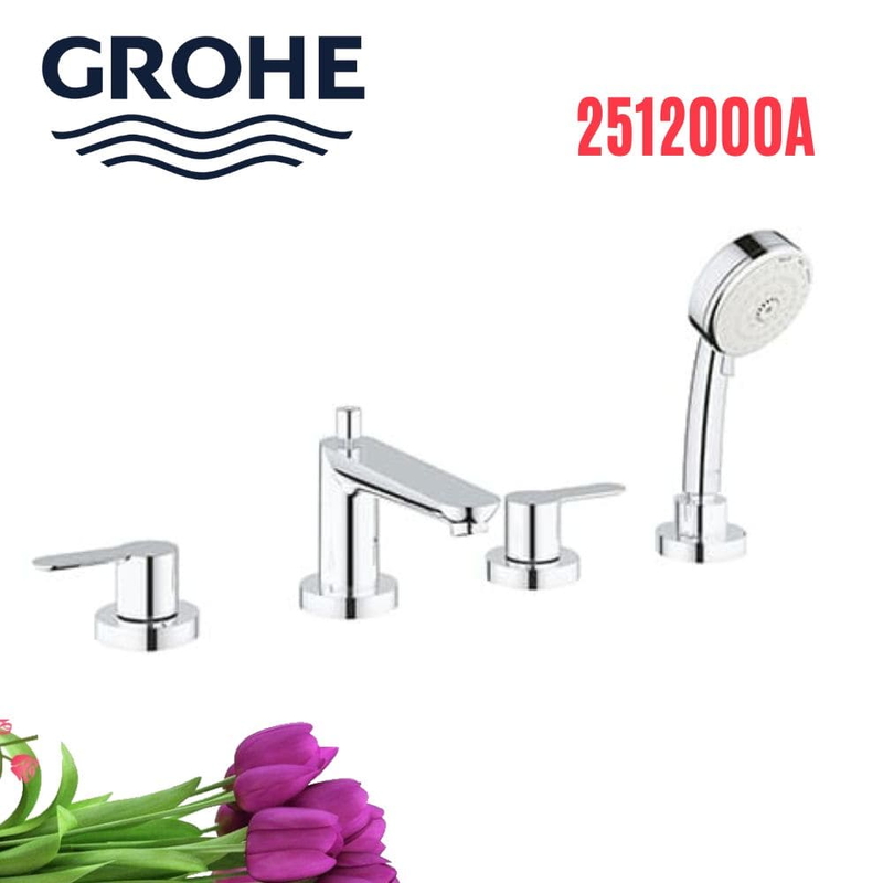 Vòi bồn tắm GROHE 2512000A 4 lỗ