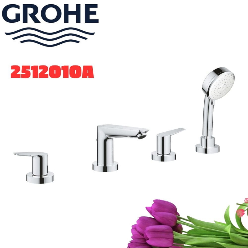 Vòi bồn tắm GROHE 2512010A 4 lỗ