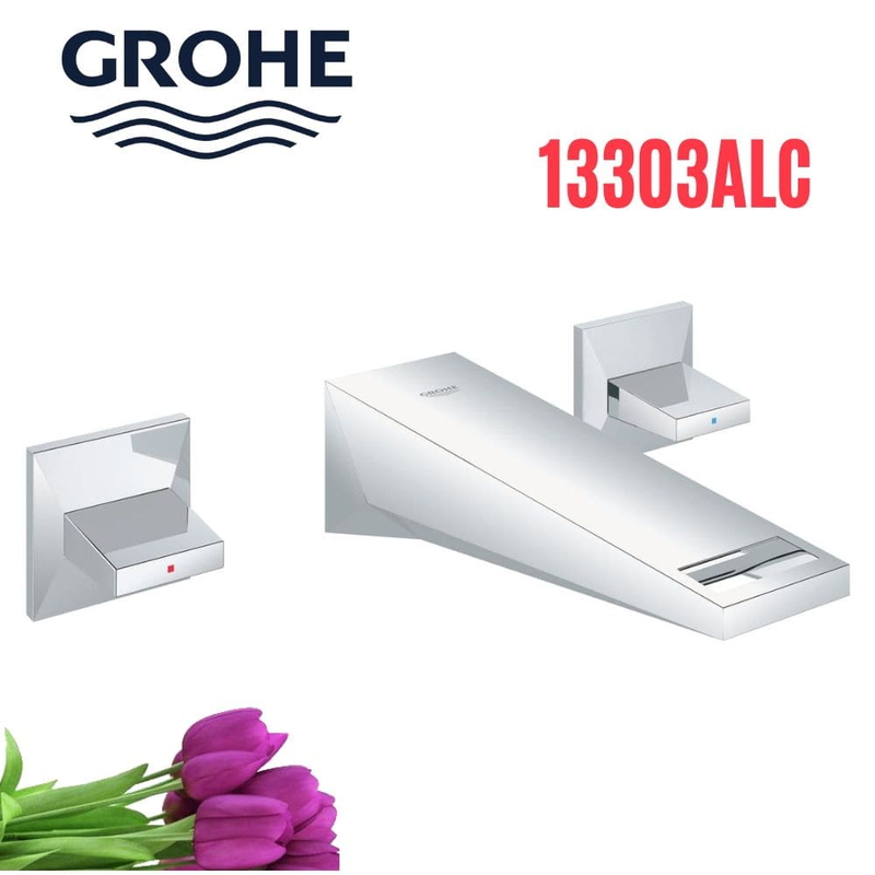 Vòi Chậu Lavabo Grohe 13303ALC Nóng Lạnh gắn tường