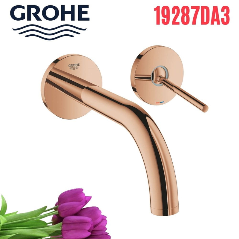Vòi Chậu Lavabo Grohe 19287DA3 Nóng Lạnh gắn tường