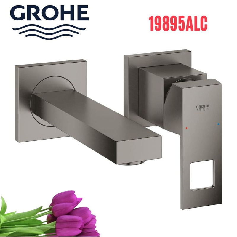 Vòi Chậu Lavabo Grohe 19895ALC Nóng Lạnh gắn tường
