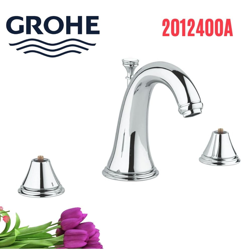 Vòi Chậu Lavabo Grohe 2012400A Nóng Lạnh 3 lỗ