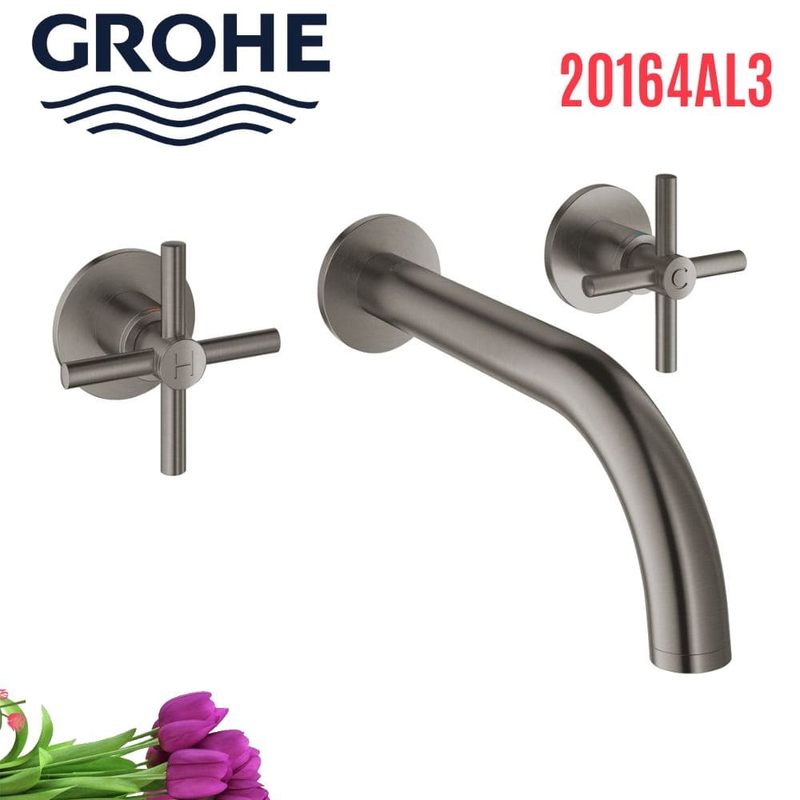 Vòi Chậu Lavabo Grohe 20164AL3 Nóng Lạnh gắn tường