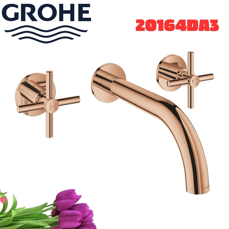 Vòi Chậu Lavabo Grohe 20164DA3 Nóng Lạnh gắn tường