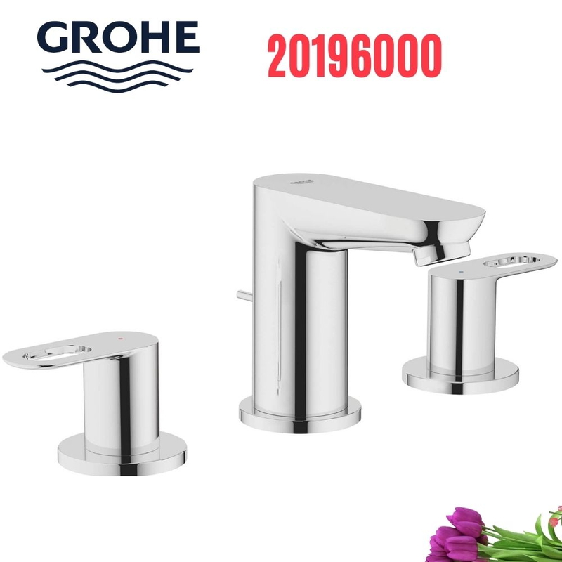 Vòi Chậu Lavabo Grohe 20196000 Nóng Lạnh 3 lỗ