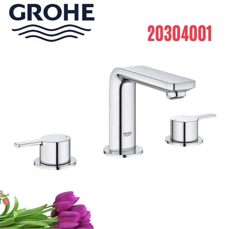 Vòi Chậu Lavabo Grohe 20304001 Nóng Lạnh 3 lỗ