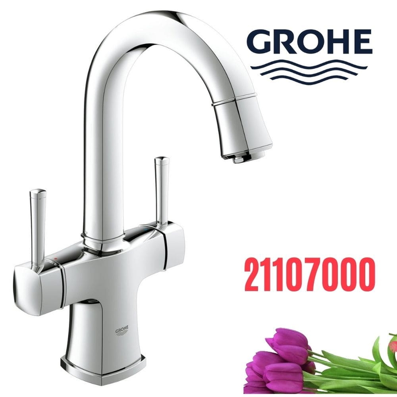 Vòi Chậu Lavabo Grohe 21107000 Nóng Lạnh 1 lỗ