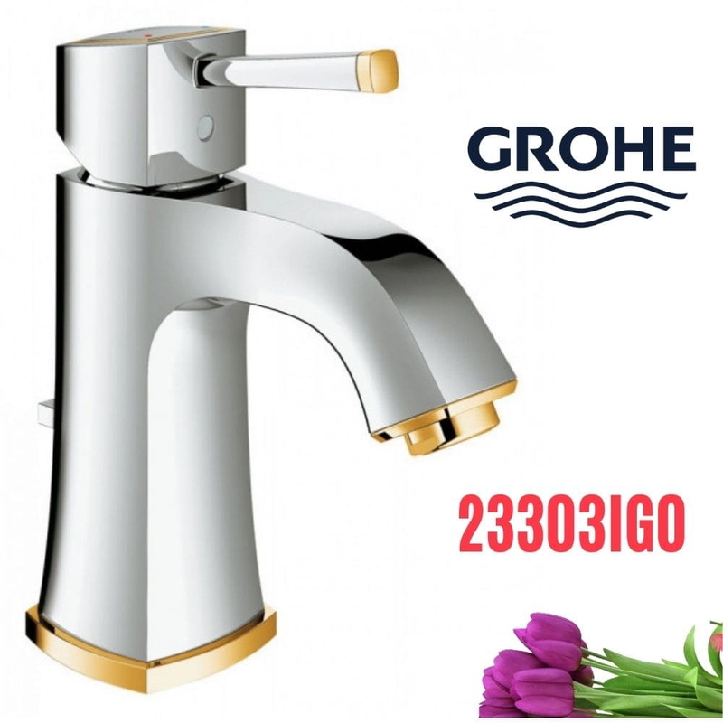 Vòi Chậu Lavabo Grohe 23303IG0 Nóng Lạnh 1 lỗ