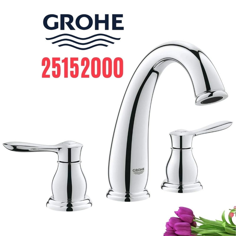 Vòi Chậu Lavabo Grohe 25152000 Nóng Lạnh 3 lỗ