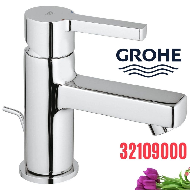 Vòi Chậu Lavabo Grohe 32109000 Nóng Lạnh 1 lỗ