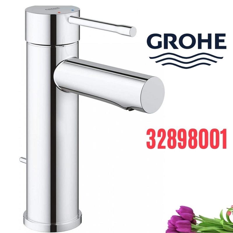 Vòi Chậu Lavabo Grohe 32898001 Nóng Lạnh 1 lỗ