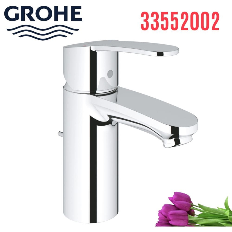 Vòi Chậu Lavabo Grohe 33552002 Nóng Lạnh 1 lỗ
