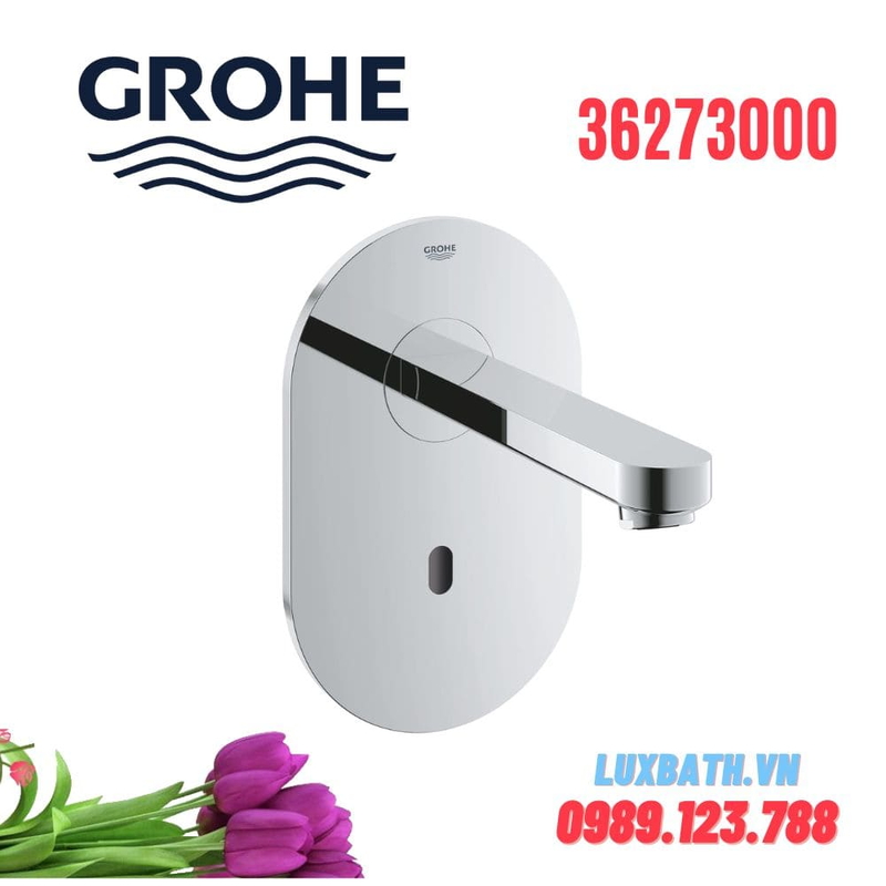 Vòi Chậu Lavabo Grohe 36273000 Nóng Lạnh gắn tường
