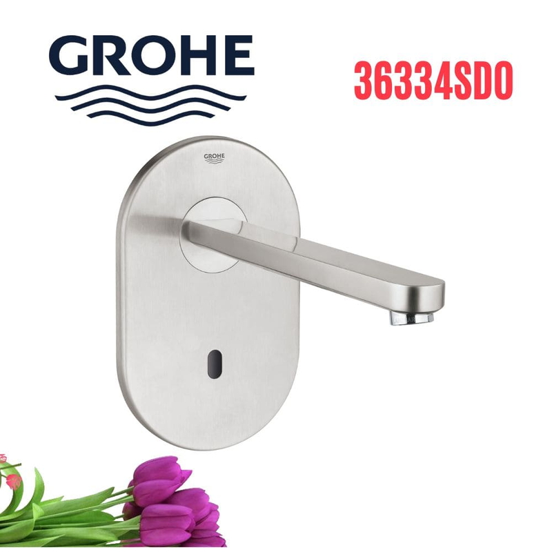 Vòi Chậu Lavabo Grohe 36334SD0 Nóng Lạnh gắn tường