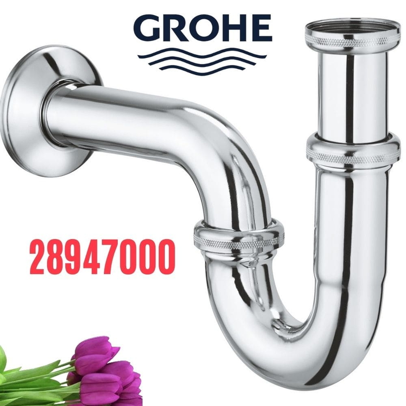 Ống xả thải Grohe 28947000 chữ P ngăn mùi