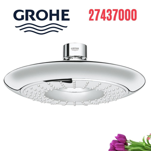 Bát sen nóng lạnh gắn trần Grohe 27437000