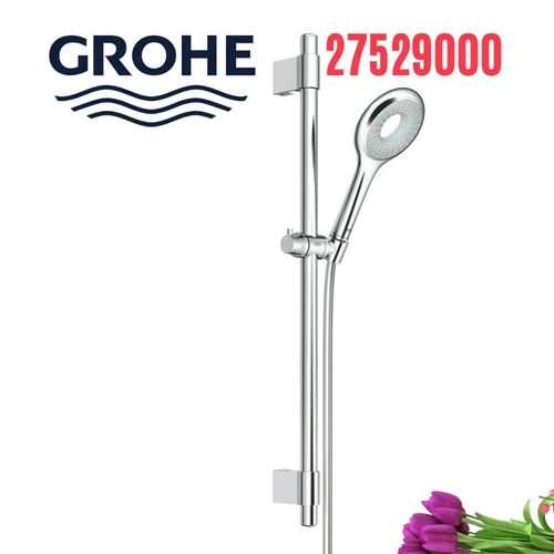 Bộ tay sen và thanh trượt sen tắm Grohe 27529000 nóng lạnh
