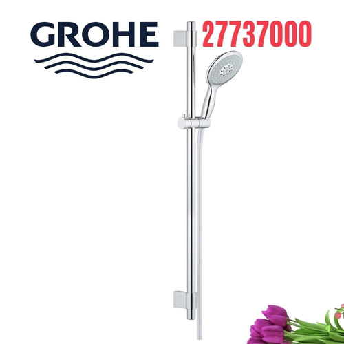 Bộ tay sen và thanh trượt sen tắm Grohe 27737000 nóng lạnh