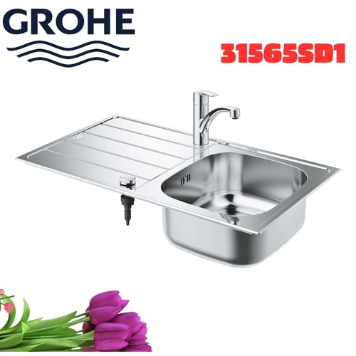 Chậu rửa bát Grohe 31565SD1 1 hố có bàn nhập khẩu Đức
