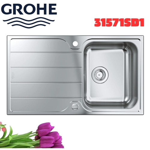 Chậu rửa bát Grohe 31571SD1 1 hố có bàn nhập khẩu Đức