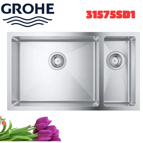 Chậu rửa bát Grohe 31575SD1 2 hố nhập khẩu Đức