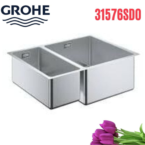 Chậu rửa bát Grohe 31576SD0 2 hố nhập khẩu Đức