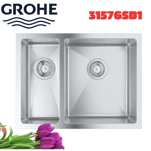 Chậu rửa bát Grohe 31576SD1 2 hố nhập khẩu Đức