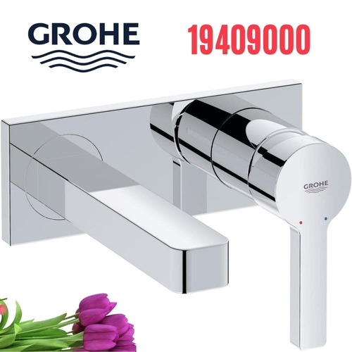 Vòi Chậu Lavabo Grohe 19409000 Nóng Lạnh gắn tường