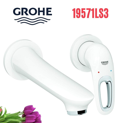 Vòi Chậu Lavabo Grohe 19571LS3 Nóng Lạnh gắn tường