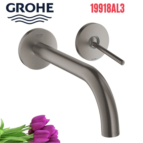 Vòi Chậu Lavabo Grohe 19918AL3 Nóng Lạnh gắn tường