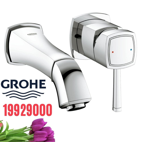 Vòi Chậu Lavabo Grohe 19929000 Nóng Lạnh gắn tường