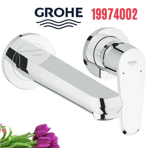 Vòi Chậu Lavabo Grohe 19974002 Nóng Lạnh gắn tường