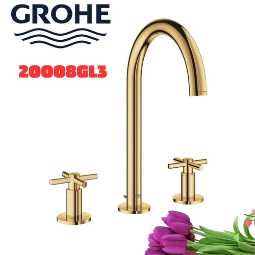 Vòi Chậu Lavabo Grohe 20008GL3 Nóng Lạnh 3 lỗ